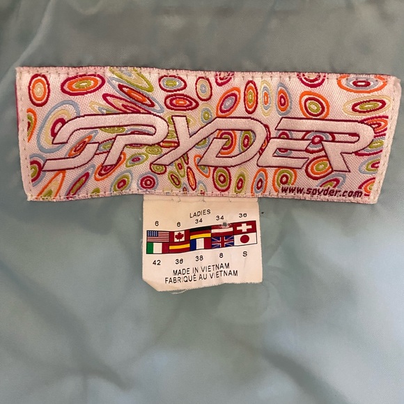 Spyder Quilted Full Zip Jacket Women’s Small Size 6 - Picture 8 of 10